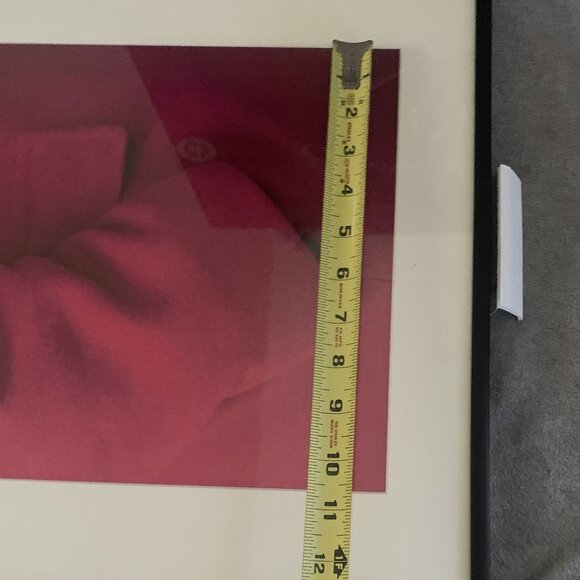 ABSTRACT ART PHOTOGRAPHY PRINT framed & matted IN HER RED COAT - Picture 11 of 12